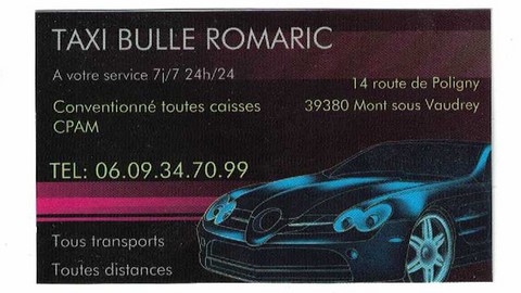 Taxi Bulle Romaric